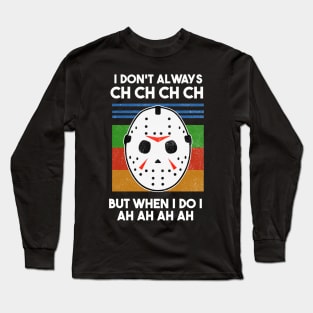 funny jason voorhees Long Sleeve T-Shirt